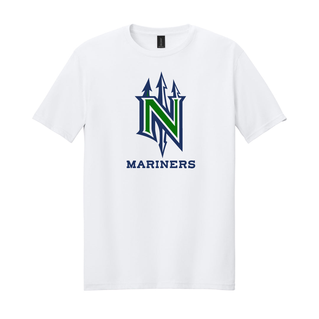 NYB Mariners Soft Style Cotton Tee Logowear Norwalk Youth Baseball White Youth S