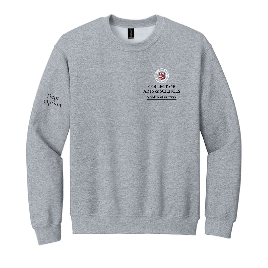 SHU College of Arts & Sciences Crewneck Sweatshirt Logowear SHU College of Arts & Sciences Sport Grey Adult S