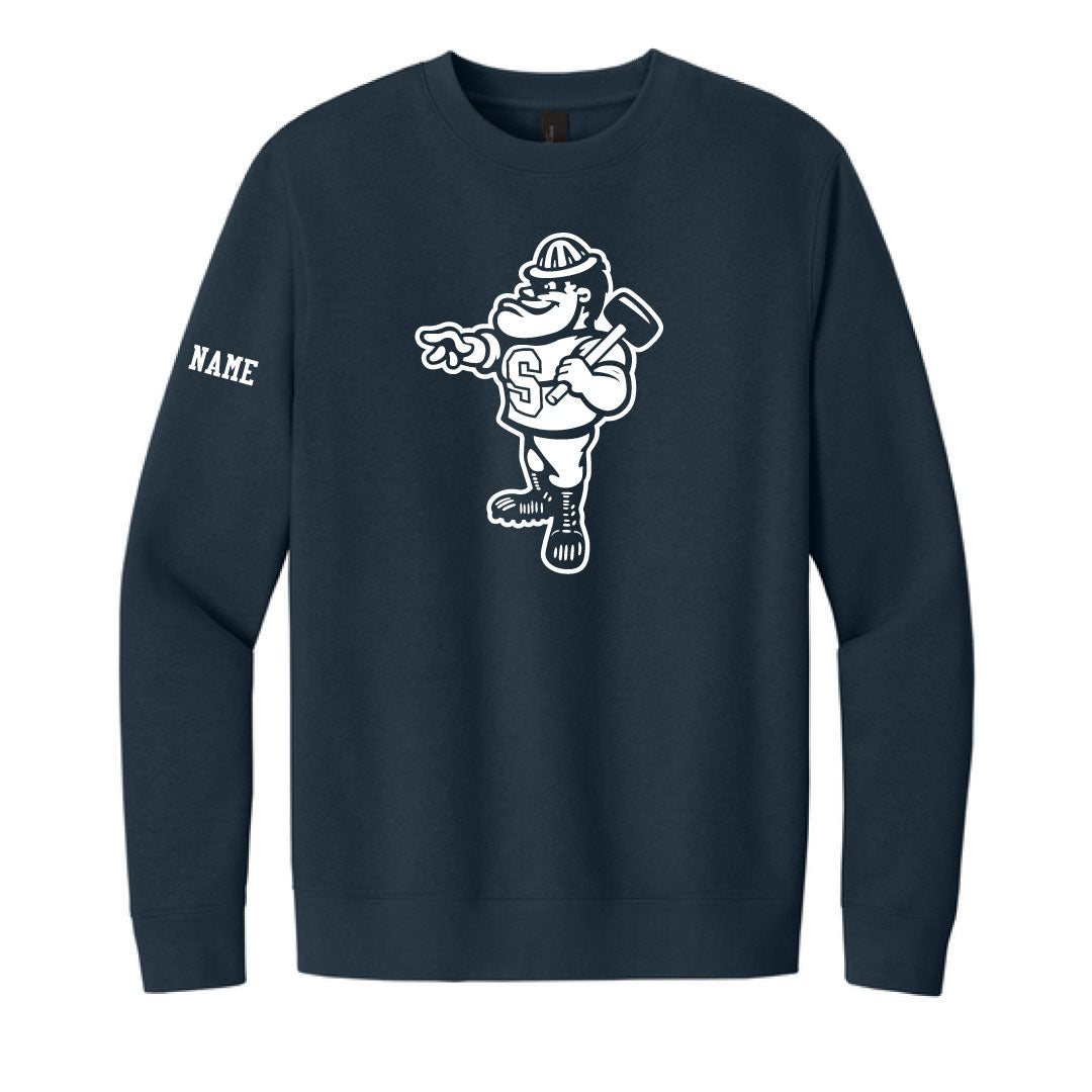 Staples Athletics Crewneck Sweatshirt Logowear Staples Athletics Navy Adult S