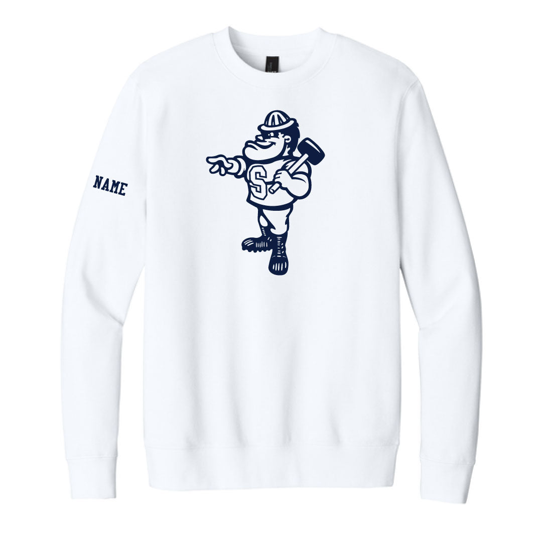 Staples Athletics Crewneck Sweatshirt Logowear Staples Athletics White Adult S