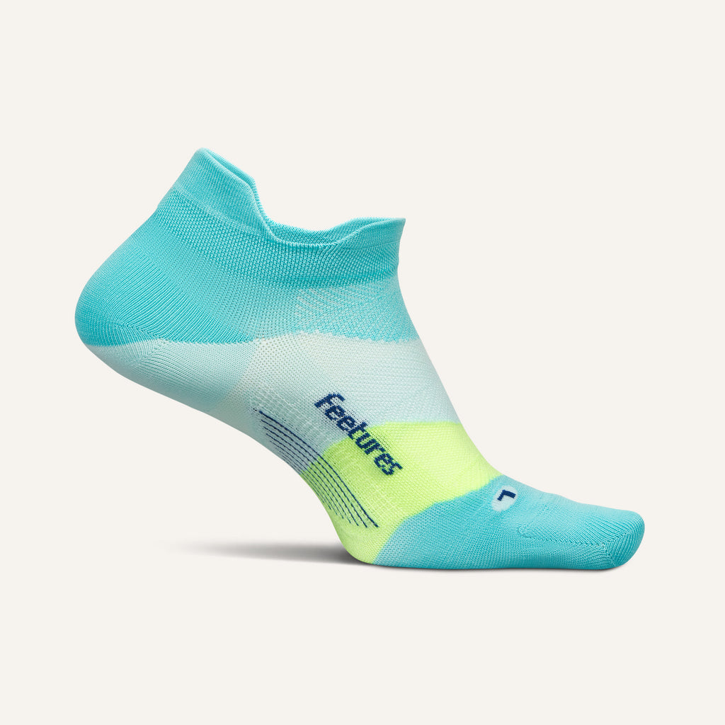 Feetures Elite Ultra Light No Show Tab Apparel Feetures Aqua Surf Small