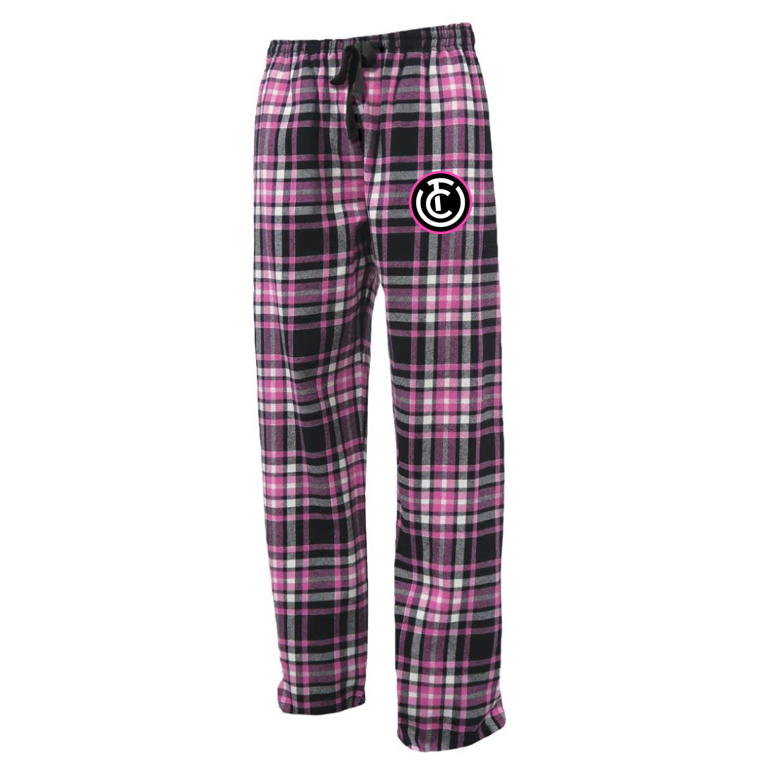 FCU Travel Baseball Flannel Bottoms Logowear FCU Travel Baseball Pink/Black Adult XS