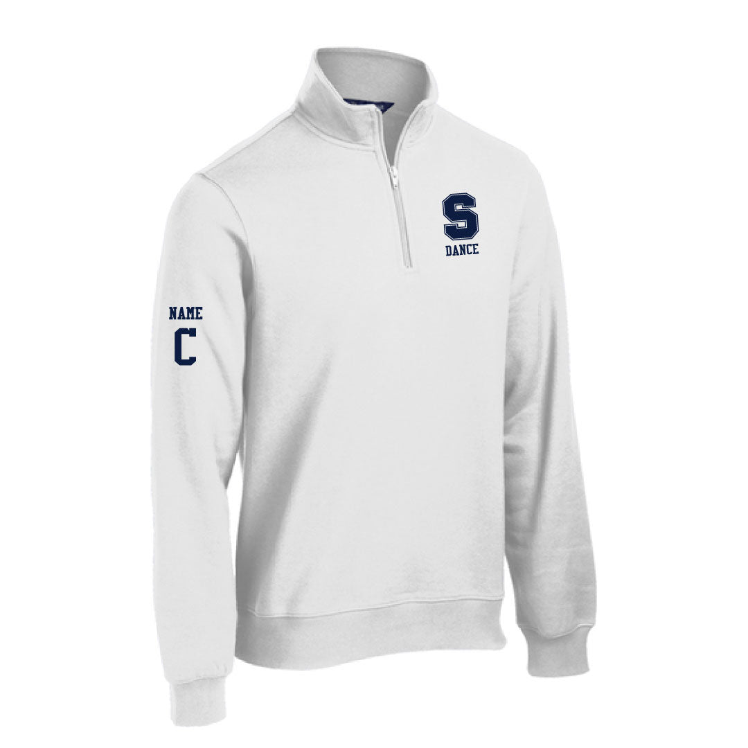 Staples Dance Team 1/4 Zip Sweatshirt Logowear Staples Dance Team White Ladies XS