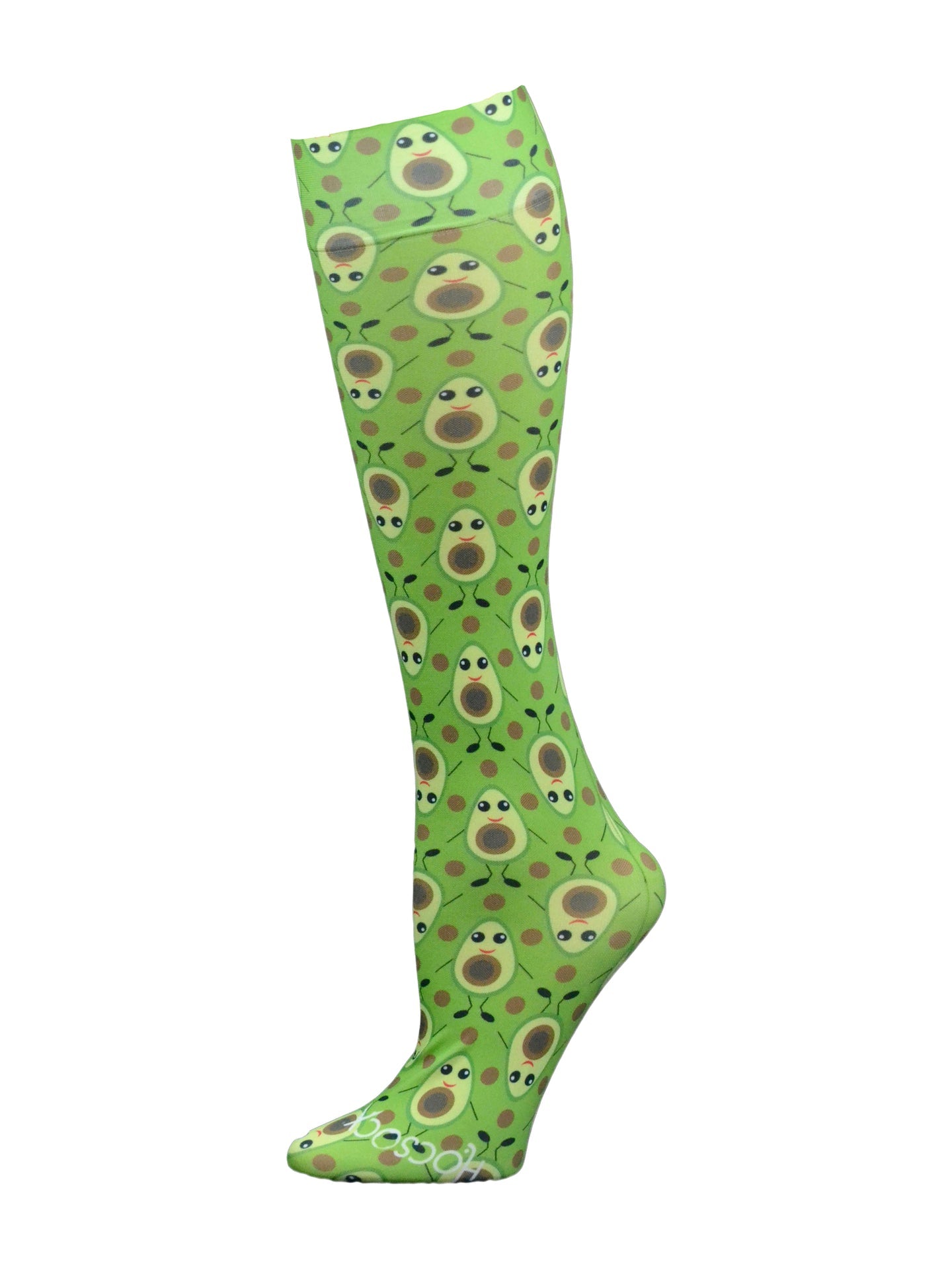 Hocsocx Liner Socks Apparel Hocsocx Avocado Obsession Youth: shoe sizes 13-4
