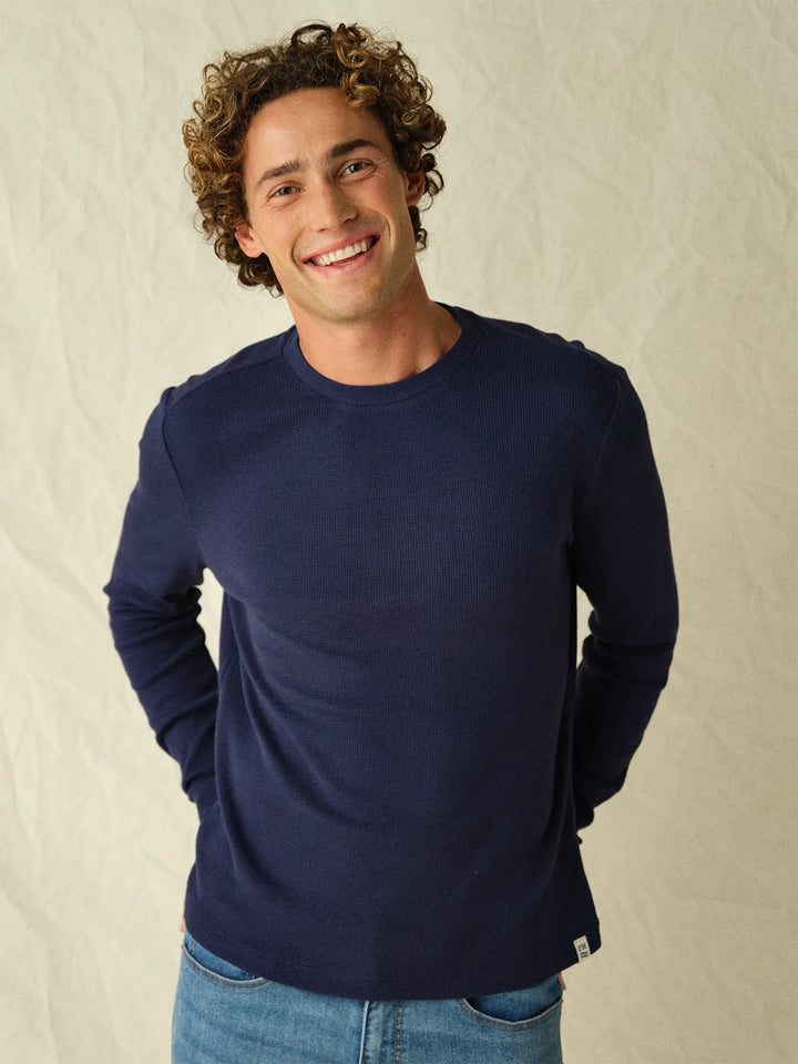 Fair Harbor Men's Waffle Crew Apparel Fair Harbor