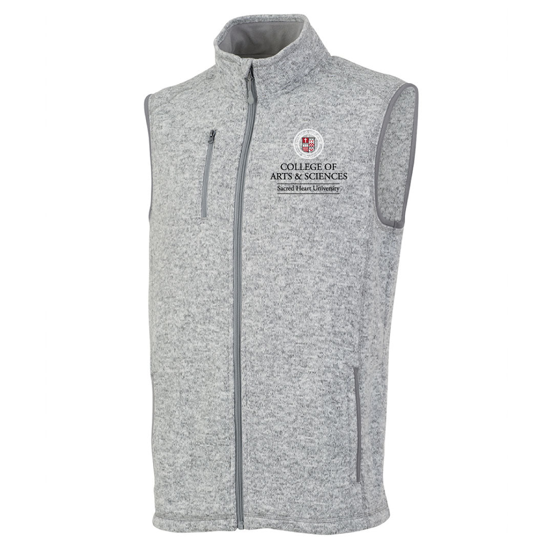 SHU College of Arts & Sciences Heathered Fleece Vest