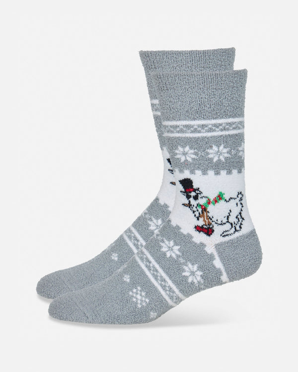 Goat USA Holiday Fuzzy Socks Apparel Goat USA Gray Youth