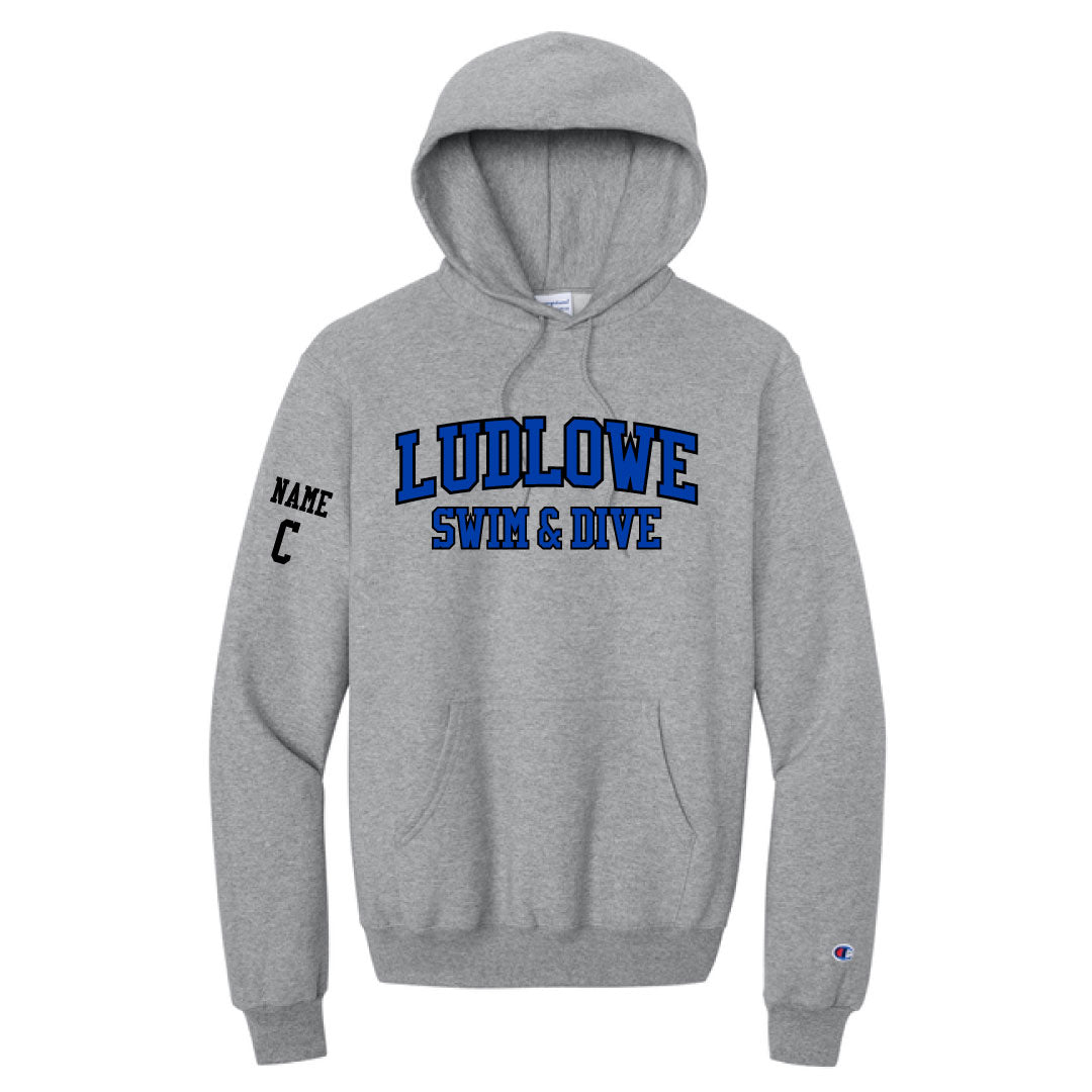 Ludlowe Girls Swim & Dive Champion Hooded Sweatshirt