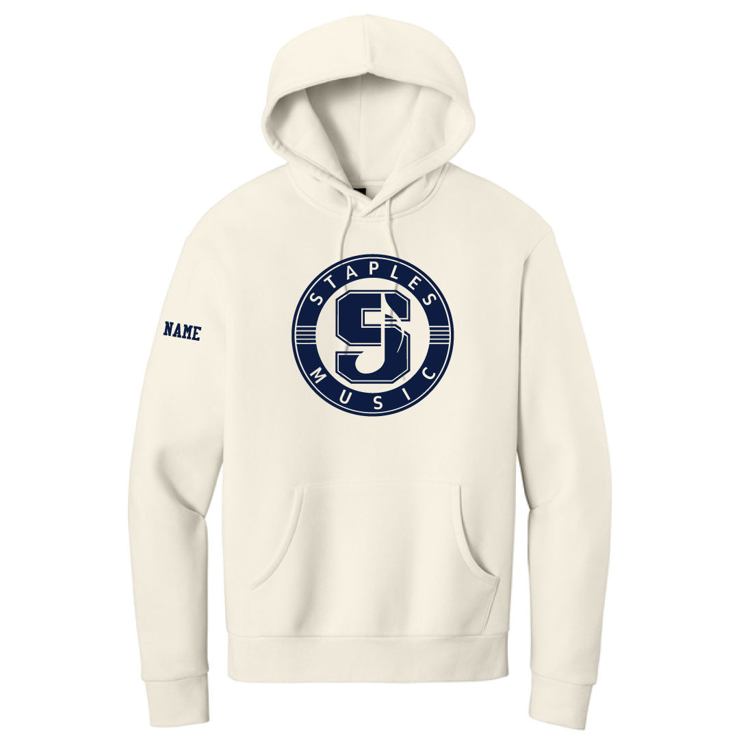 Staples Music Mello Fleece hoodie Logowear Staples Music Ivory Adult XS
