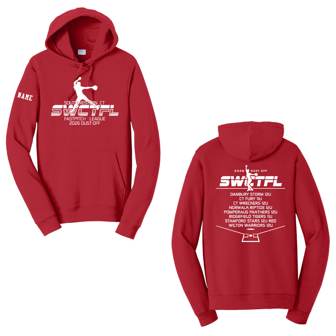 SWCT Hooded Sweatshirt Logowear SWCT Red Youth S