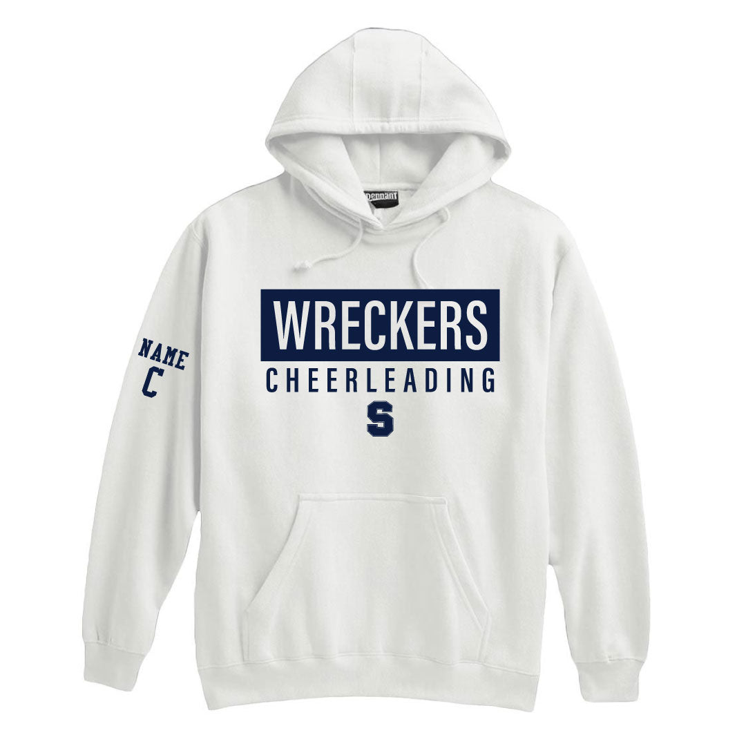 Staples Cheer Camp Hooded Sweatshirt Logowear Staples Cheerleading White Adult XS