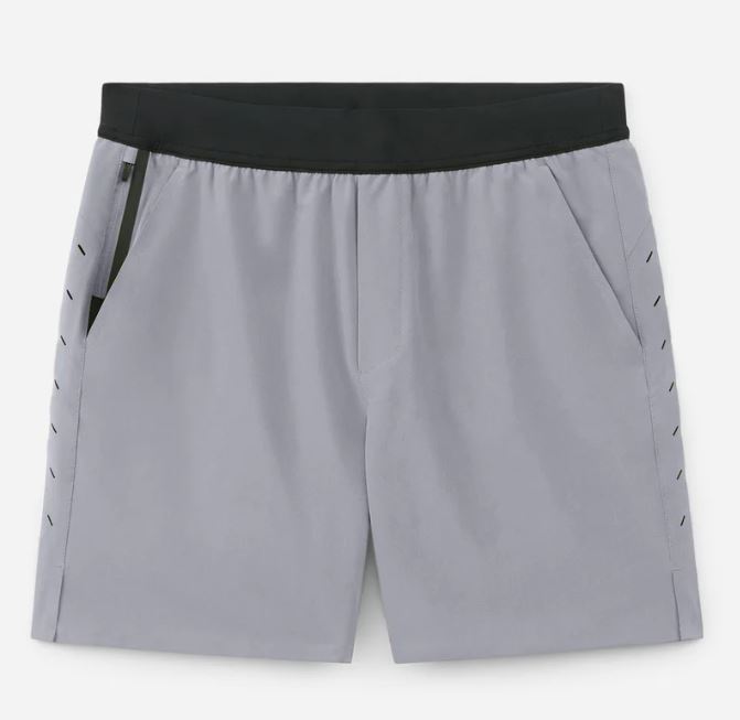 Ten Thousand Men's Interval Short (No Liner) Apparel Ten Thousand Light Grey Small 7"