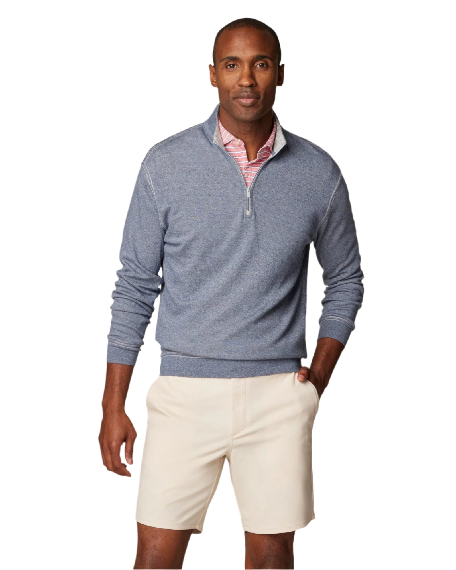 Johnnie-O Men's Hanks 1/4 Zip Pullover Apparel Johnnie-O Navy Small