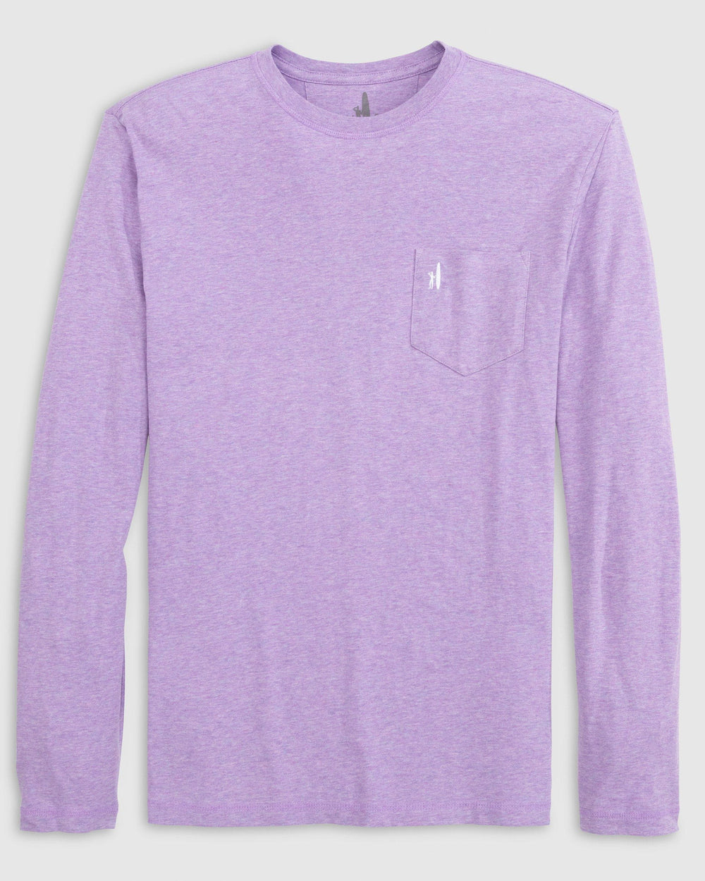 Johnnie O Mens Heathered Brennan Long Sleeve Tee Apparel Johnnie-O Aster Small