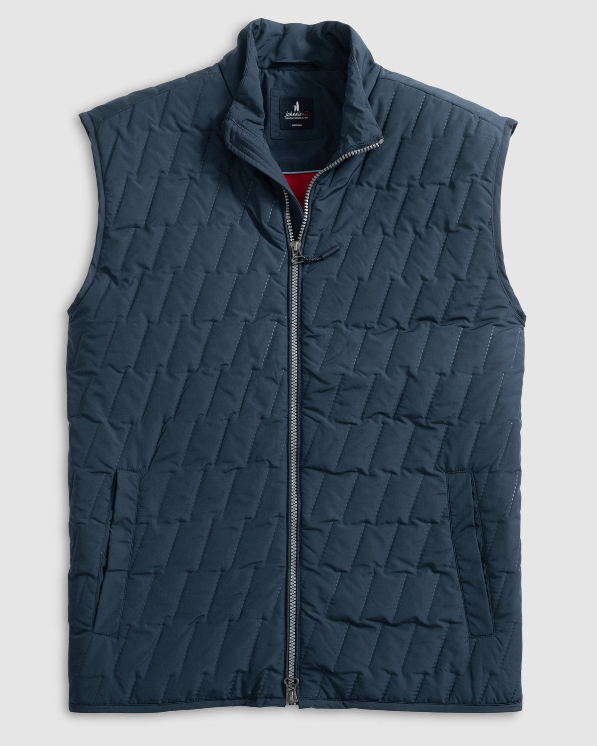 Johnnie-O Men's Belfry Quilted Puffer Vest Apparel Johnnie-O Space Small