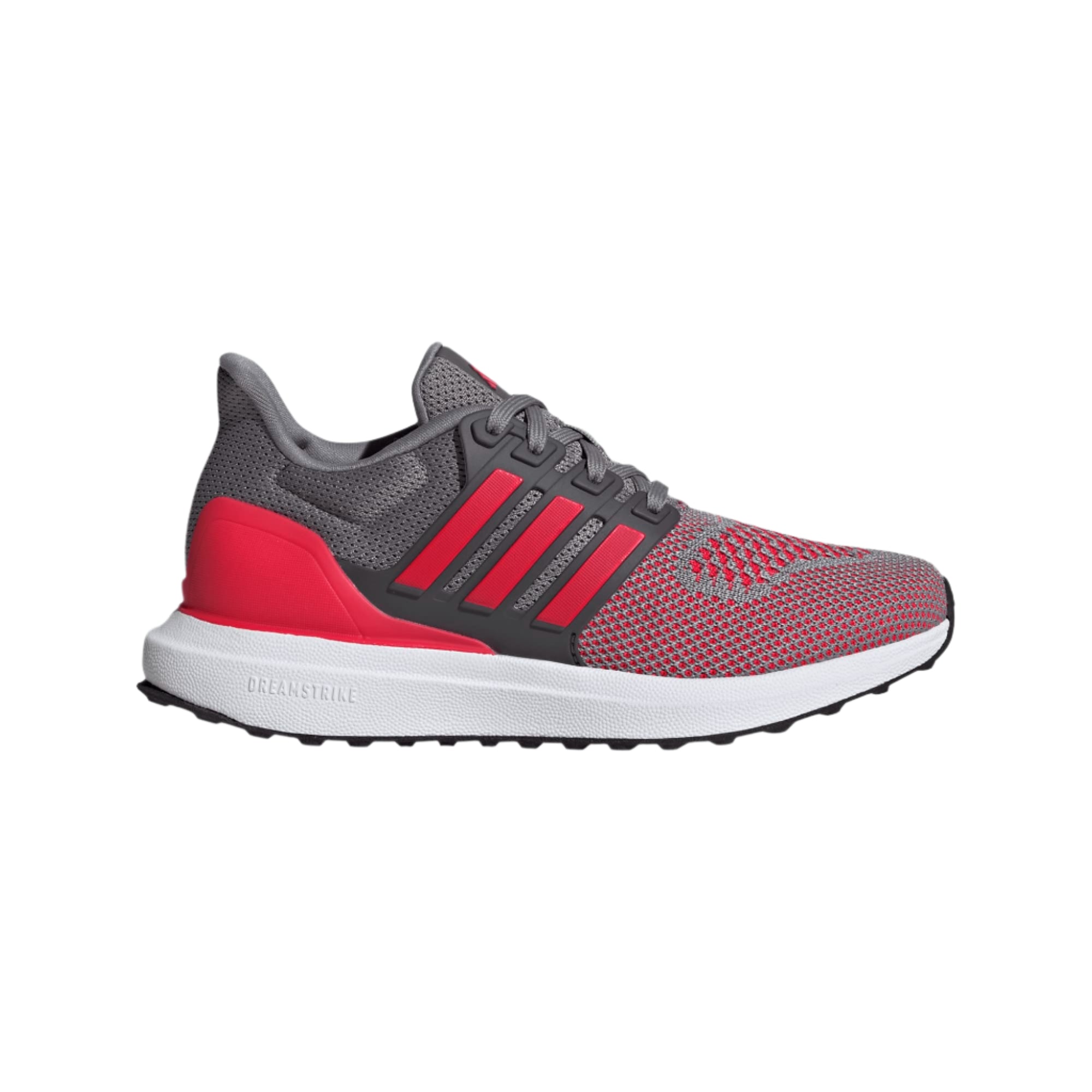 adidas Kids' Ultradream DNA J Footwear Adidas Grey Heather/Lucid Red/Grey Six-JP8563 3.5