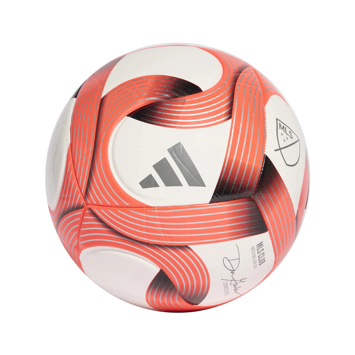 adidas MLS Club 2026 Soccer Ball Equipment Adidas White/Red-JW1323 3