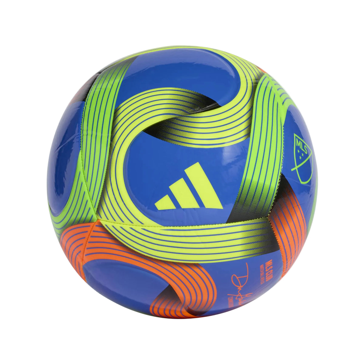 adidas MLS Club 2026 Soccer Ball Equipment Adidas Hiro Blue/Green/Orange/Yellow-JW1324 3