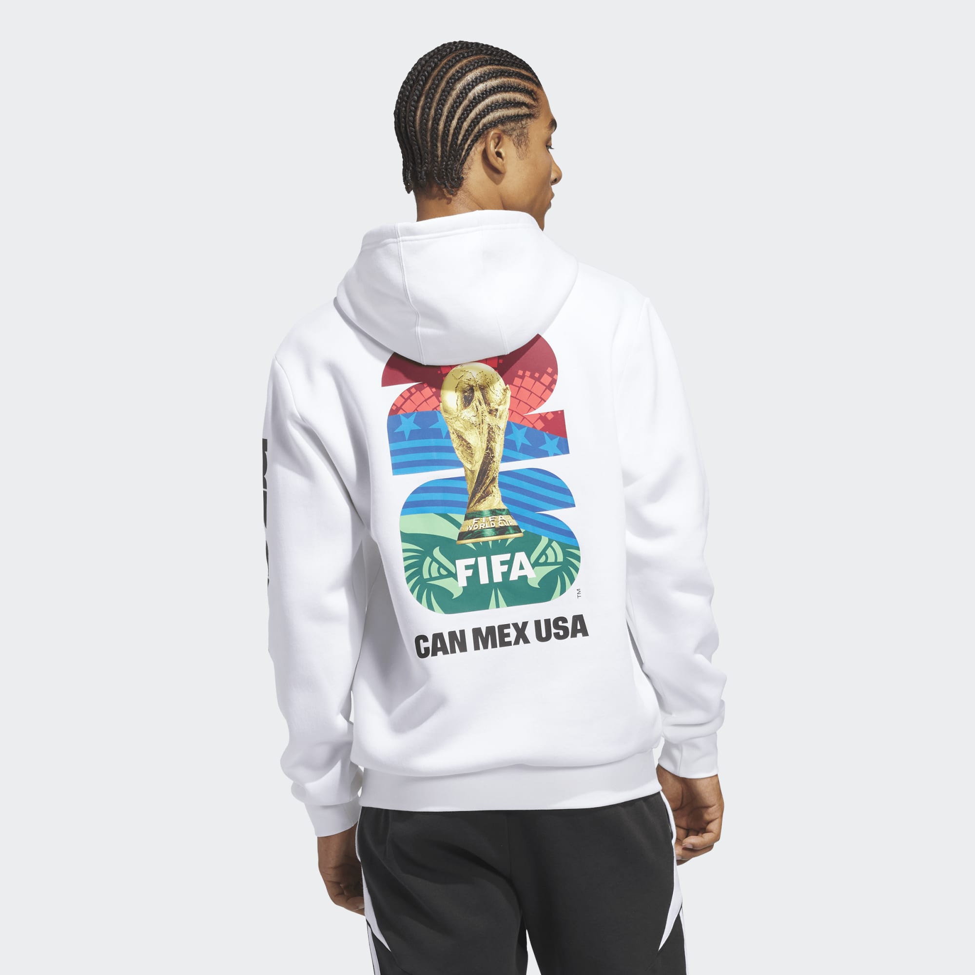 adidas Men's World Cup OMB Hoodie Apparel Adidas White-KH1703 XSmall