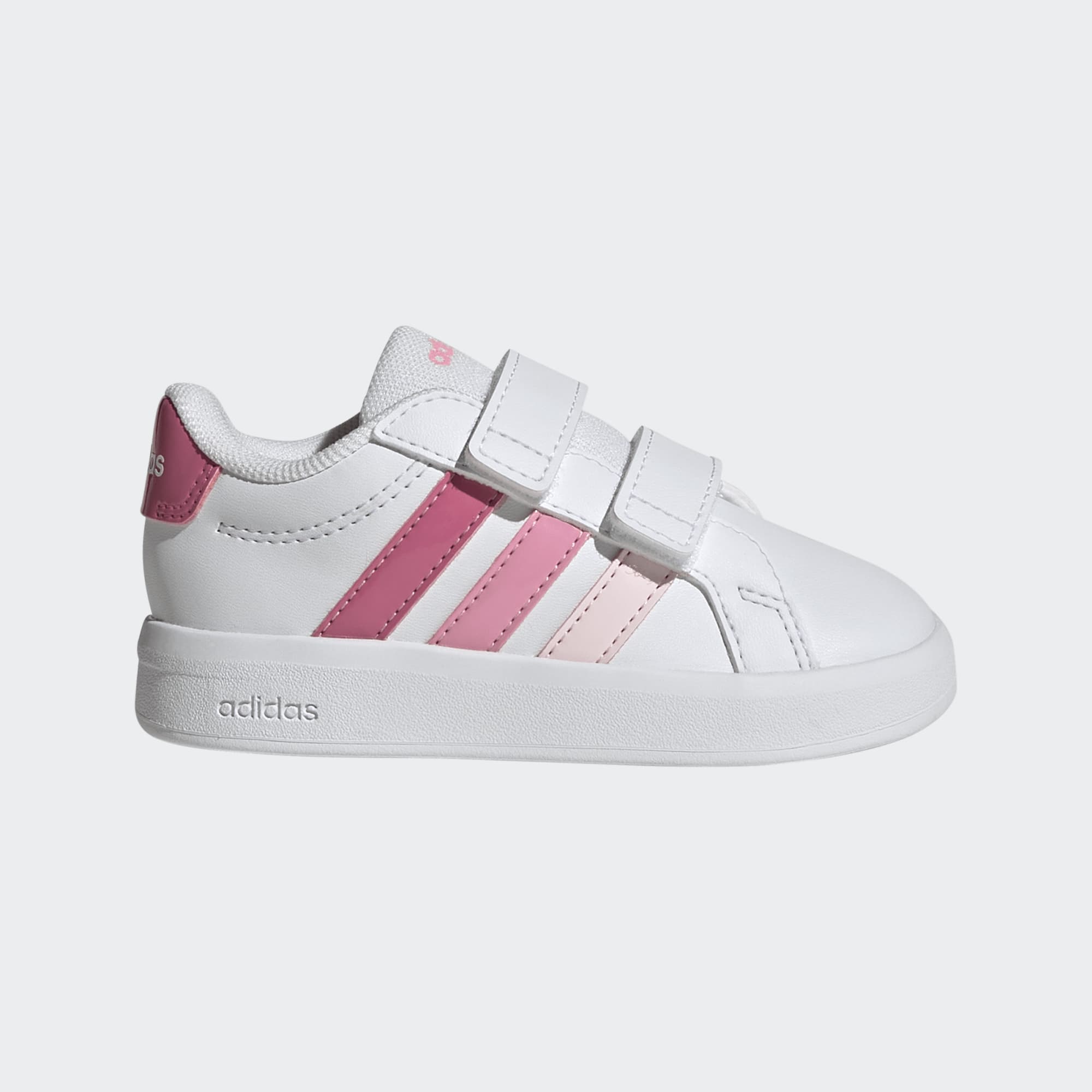 adidas Kids' Grand Court 3.0 CF I Footwear Adidas Cloud White/Pink Fusion/Bliss Pink-KJ4372 6