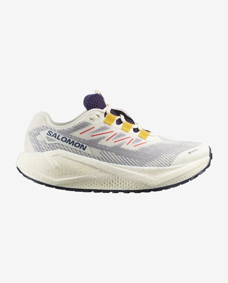 Salomon Women's Aero Blaze 3 Gravel GTX Footwear Salomon Vanilla Ice/Astral Aura/Lemon 6