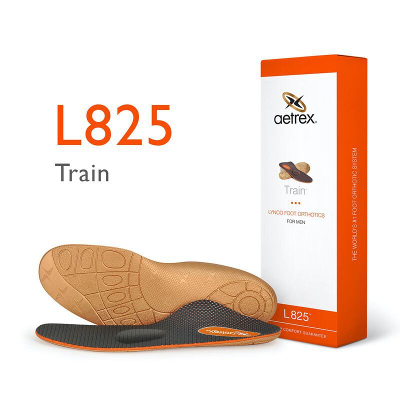 Aetrex Men's Train Orthotics Accessories AETREX WORLDWIDE, INC. 825 Flat & Low Arches w/ Metatarsal 8