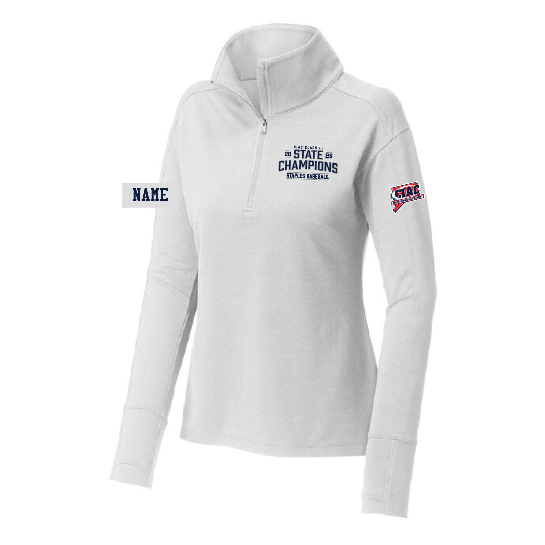 Staples Baseball Class LL State Champions Stretch 1/4 Zip