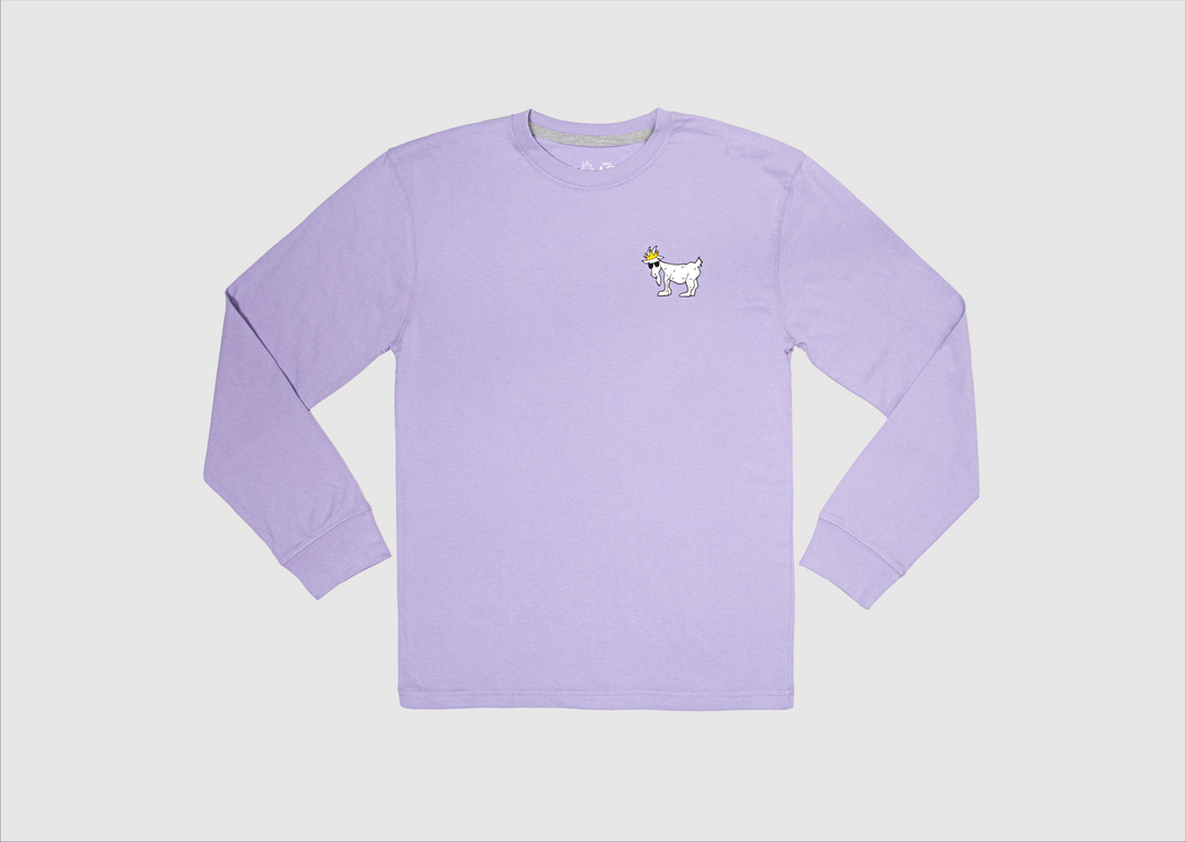 Goat USA Youth OG Long Sleeve T-Shirt Apparel Goat USA Lavender Youth Small
