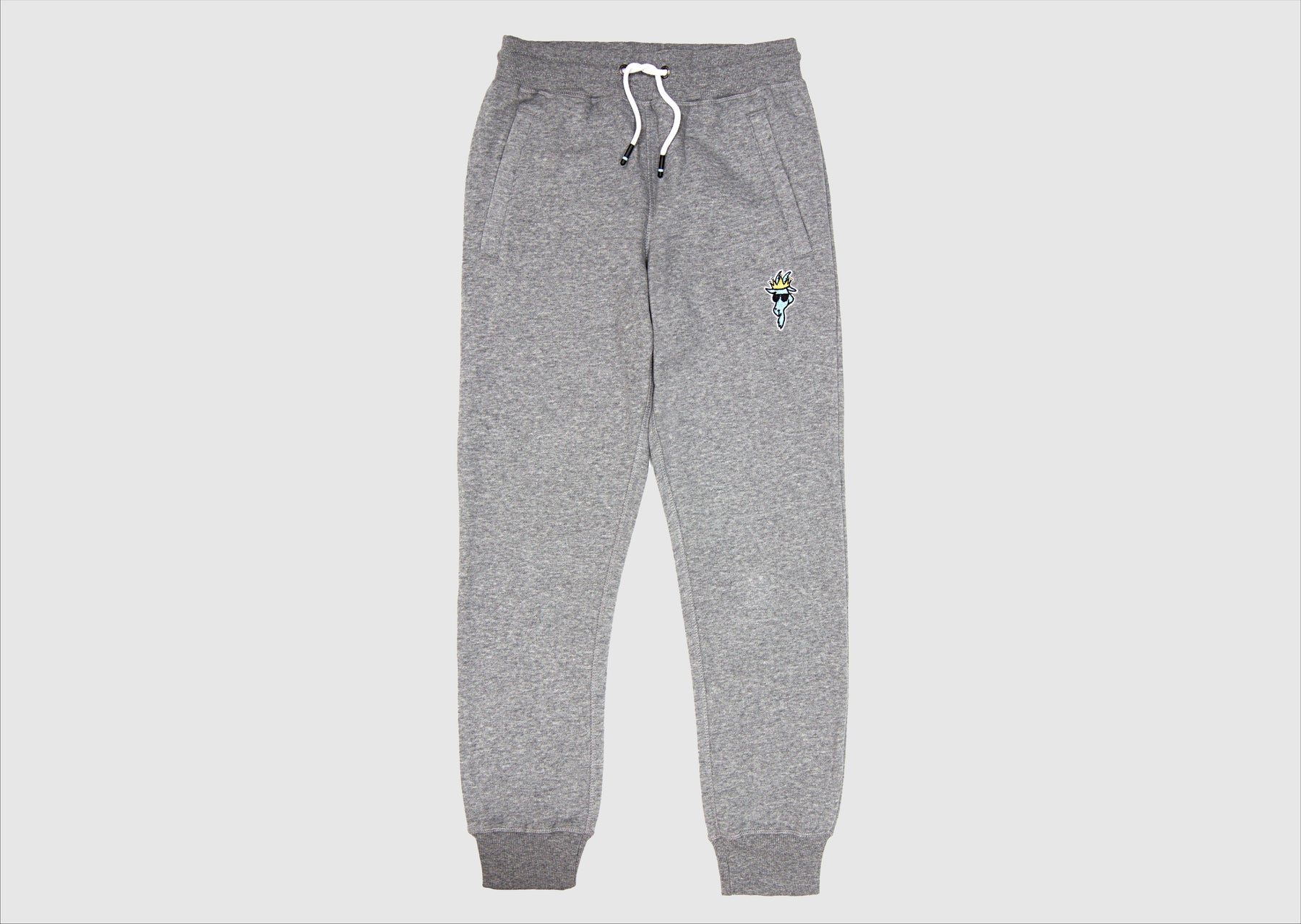 Goat USA Adult OG Fleece Joggers Apparel Goat USA Light Grey Adult Small