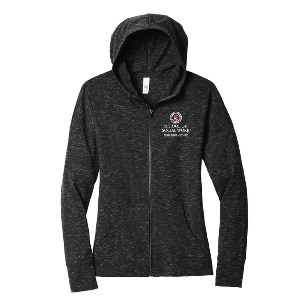 SHU School of Social Work Lightweight Hodded Full Zip
