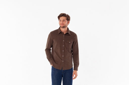 Criquet Men's Chill-Knit Twill Pearl Snap