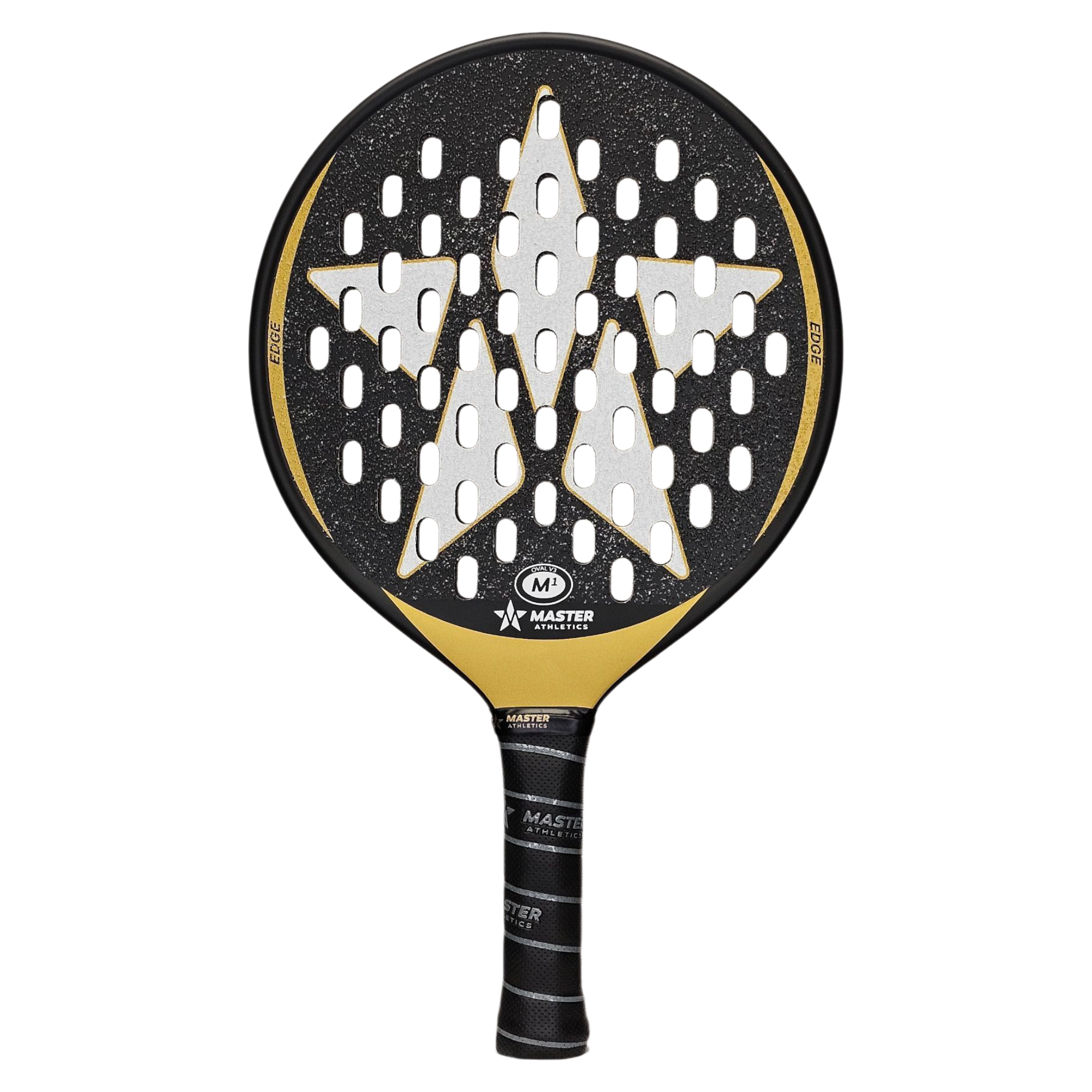 Master Athletics M1 Oval V3 Platform Tennis Paddle Equipment Master Athletics Matte Black