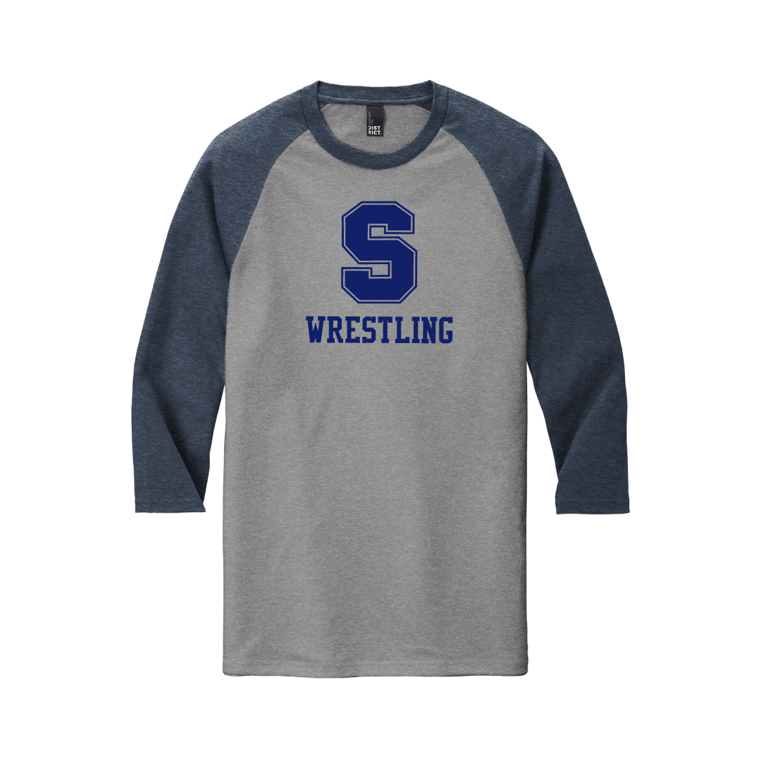 Staples Wrestling 3/4 Sleeve Logowear Staples Wrestling Mens S