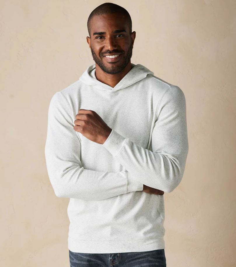 The Normal Brand Men's Puremeso Essential Hoodie Apparel The Normal Brand Stone Small