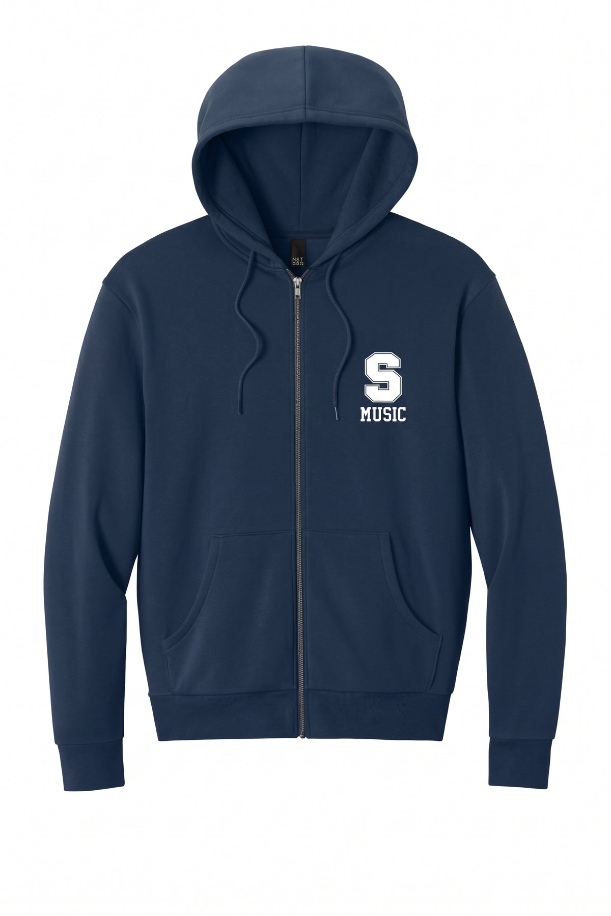 Staples Music Mello Full Zip Hooded Sweatshirt Logowear Staples Music Navy Adult XS