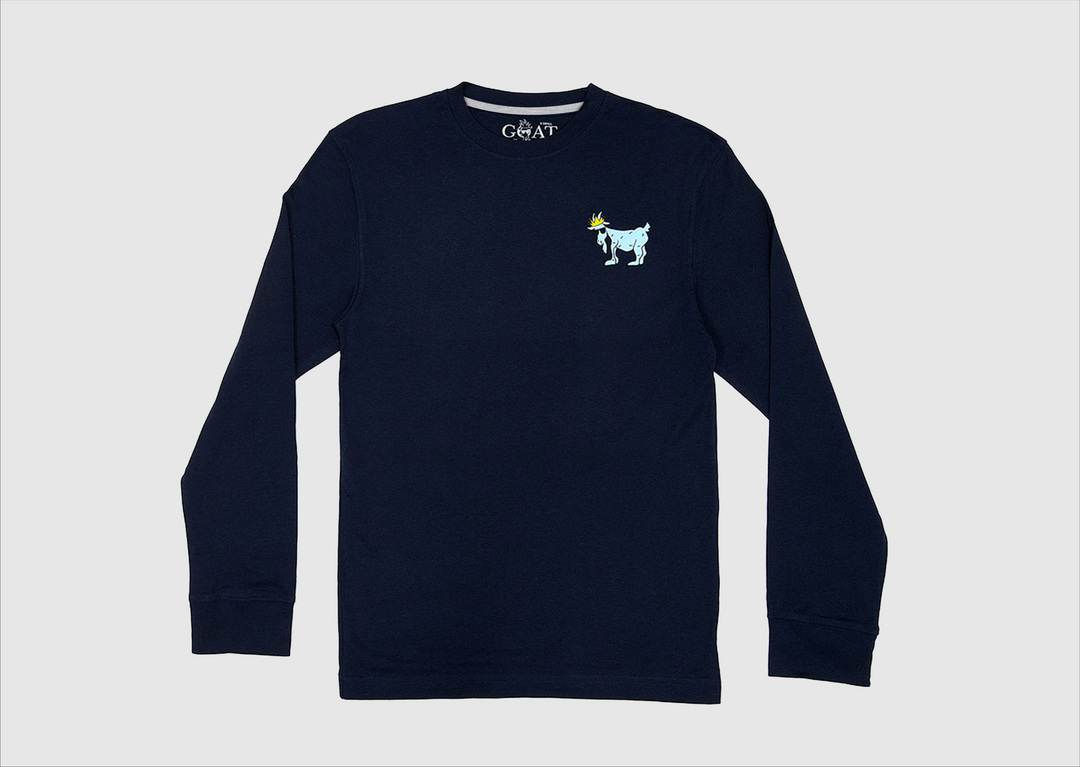 Goat USA Youth OG Long Sleeve T-Shirt Apparel Goat USA Navy Youth Small