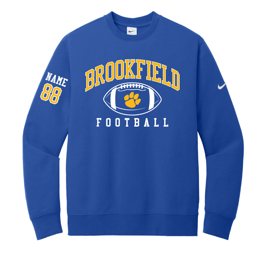 Brookfield Football Nike Crewneck Sweatshirt