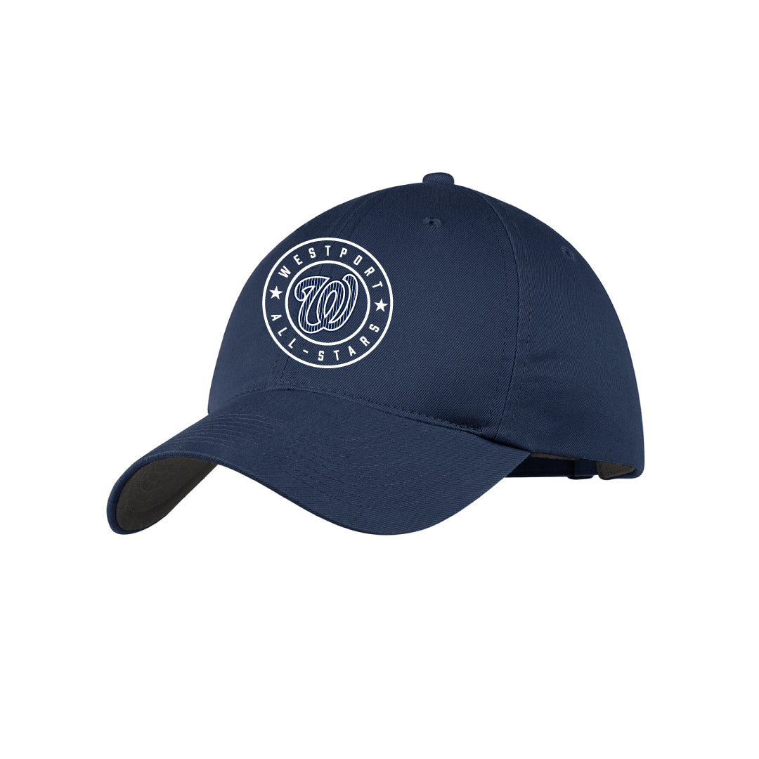 WLL District Fanwear Nike Baseball Hat Logowear WLL District Fanwear Navy