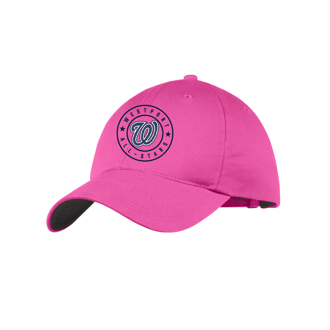 WLL District Fanwear Nike Baseball Hat Logowear WLL District Fanwear Pink