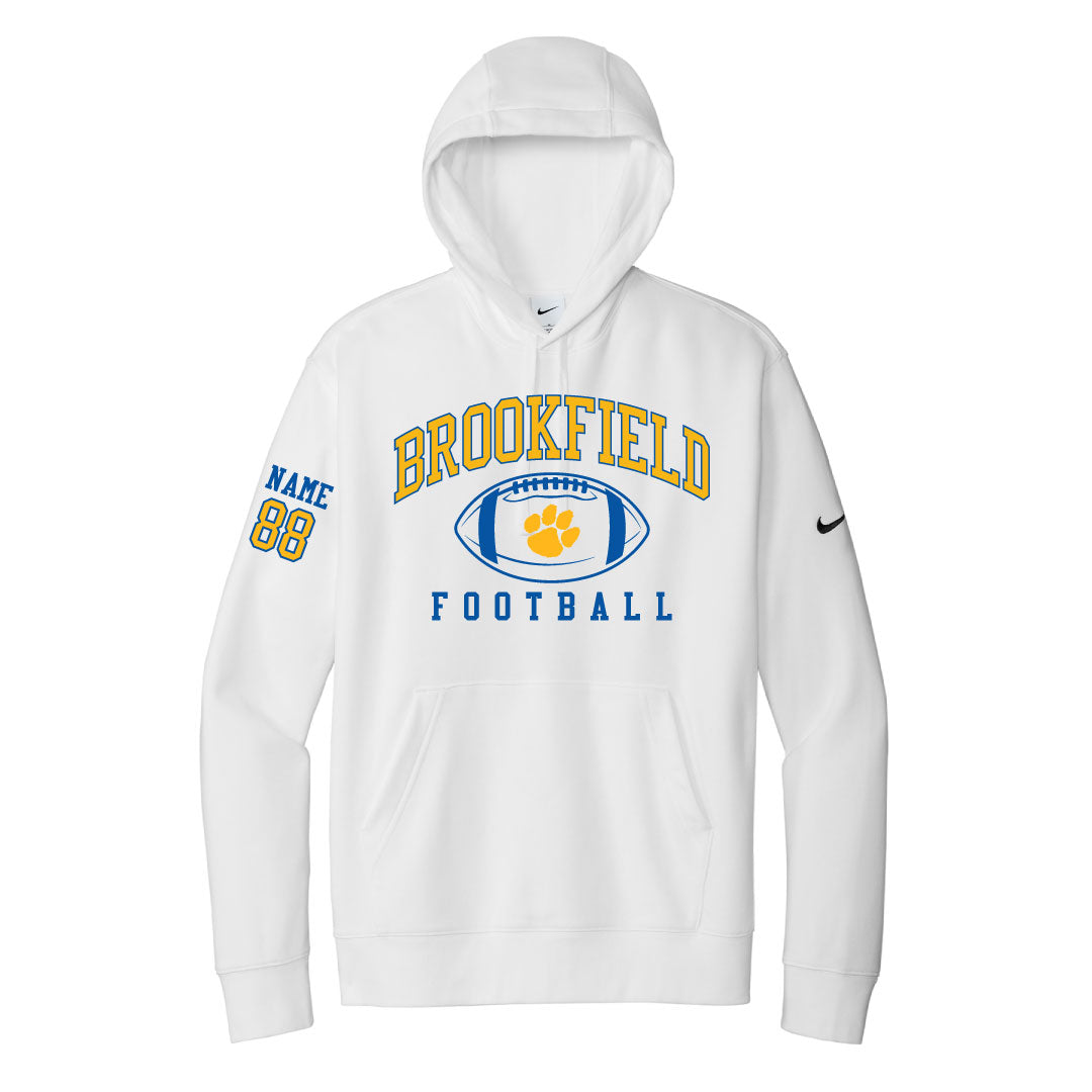 Brookfield Football Nike Hooded Sweatshirt