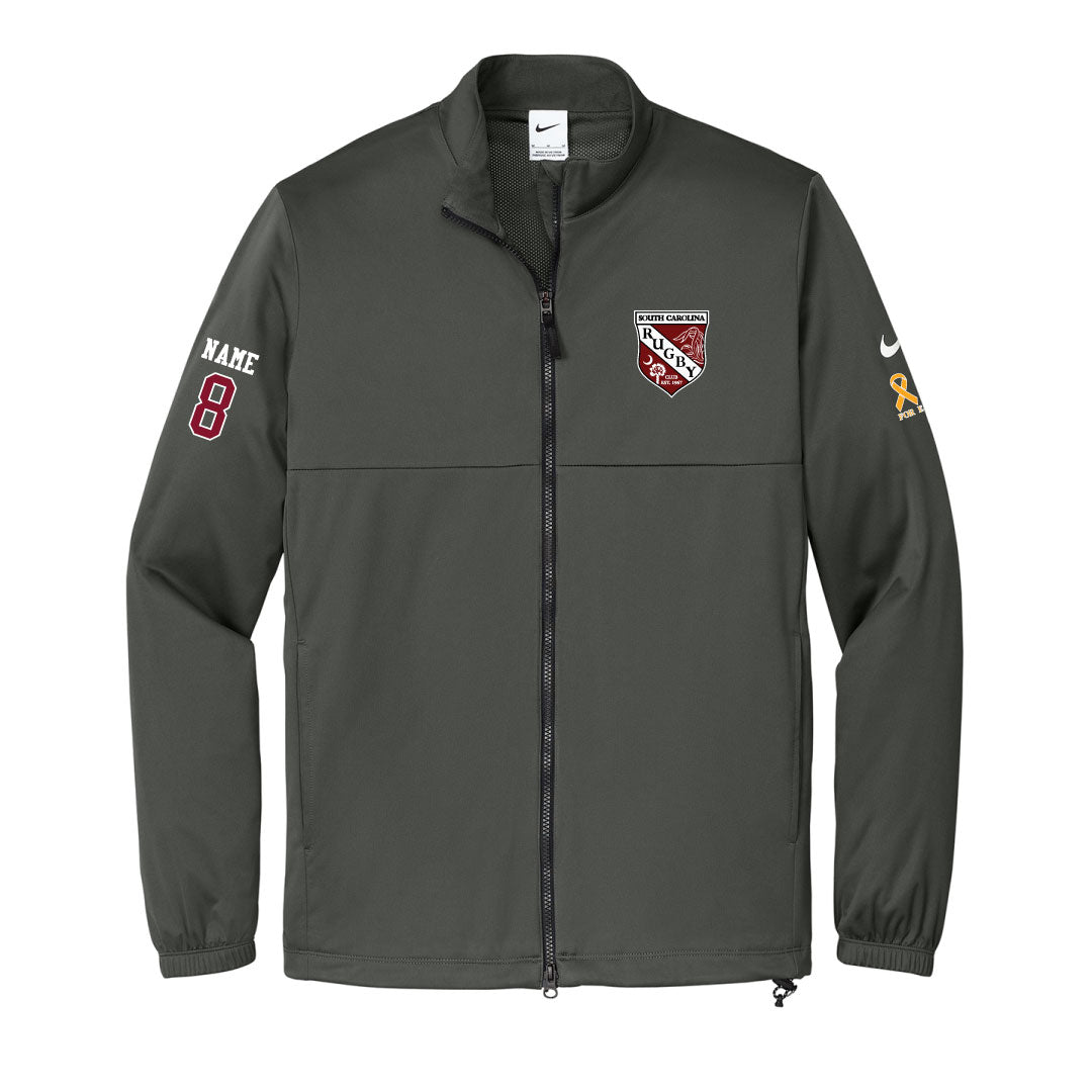 USC Rugby Anthracite Nike Storm-FIT Full-Zip Jacket Logowear University of So. Carolina Rugby Mens S