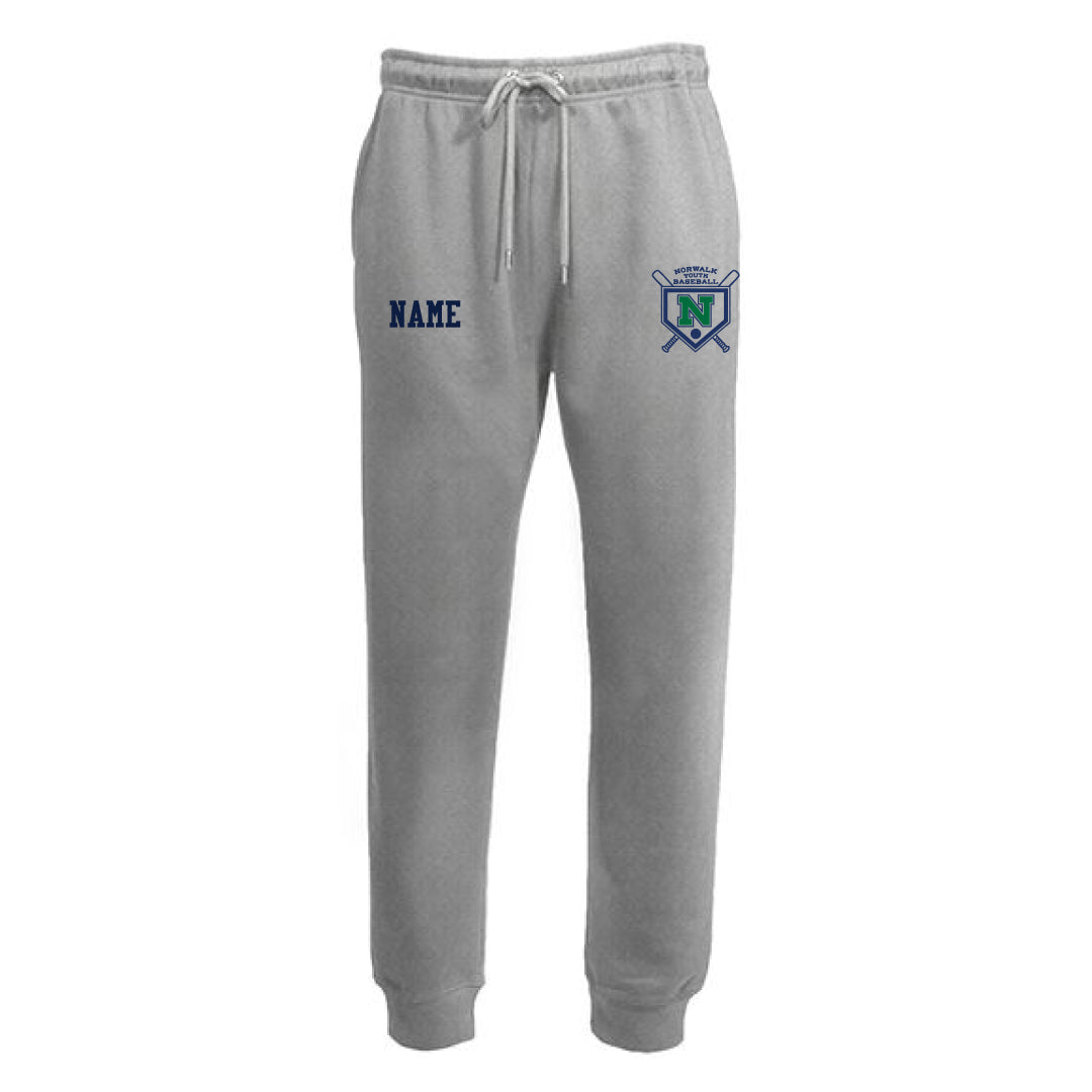NYB Joggers Logowear Norwalk Youth Baseball Grey Youth S
