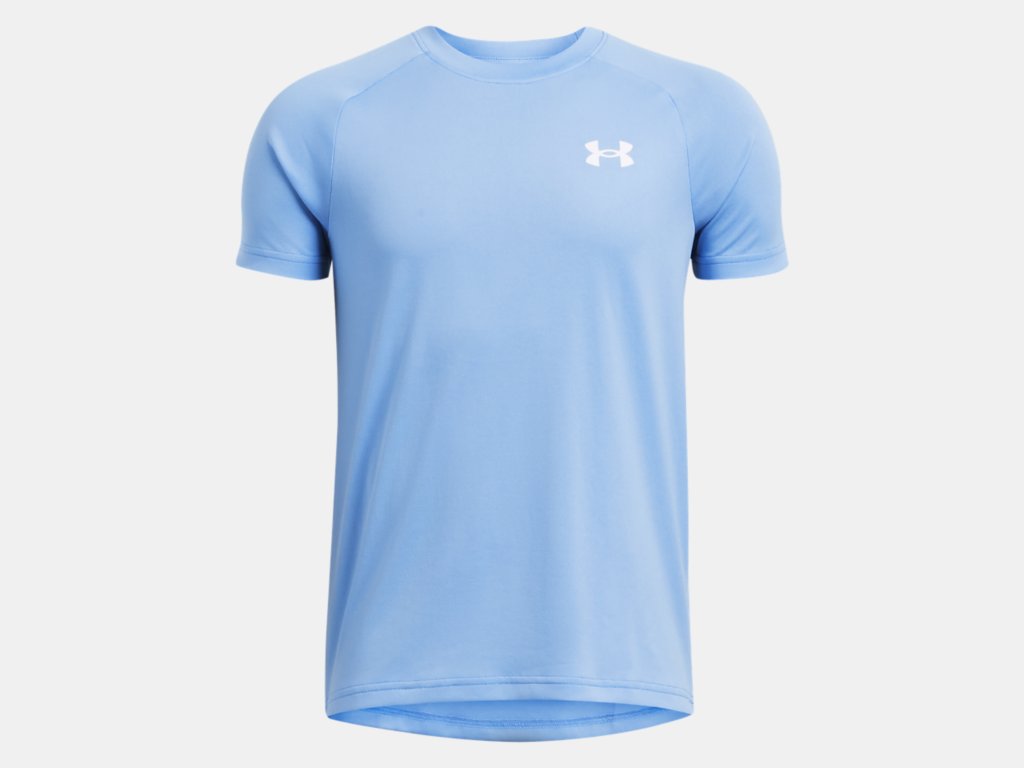 Under Armour Boys' Tech 2.0 Short Sleeve Apparel Under Armour Carolina Blue/Black-465 Small