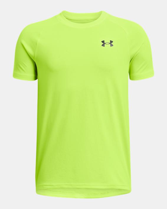 Under Armour Boys' Tech 2.0 Short Sleeve Apparel Under Armour High Vis Yellow/Black-731 Small