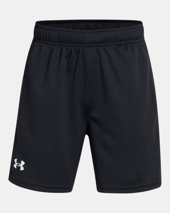 Under Armour Boys' Tech Mesh Shorts Apparel Under Armour Black/White-001 XSmall