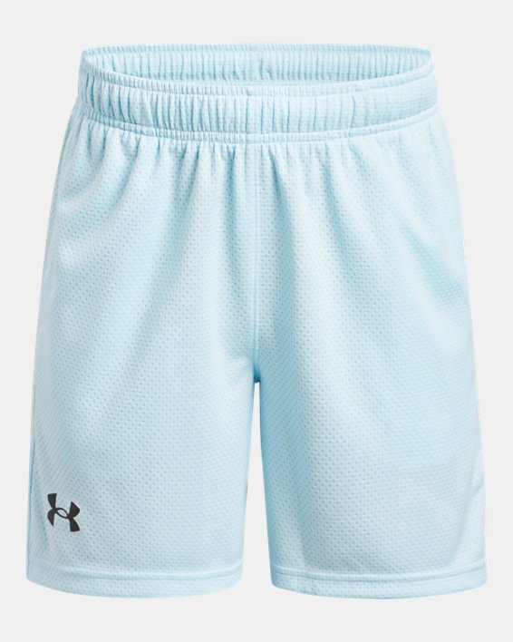 Under Armour Boys' Tech Mesh Shorts Apparel Under Armour Stream/Black-494 XSmall