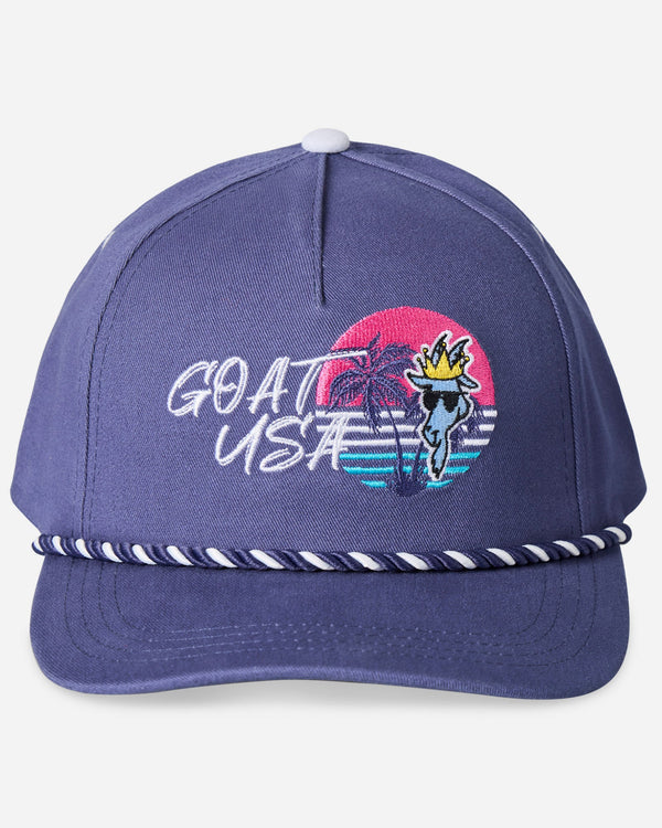 Goat USA Summer Palm A-Frame Hat Apparel Goat USA Navy