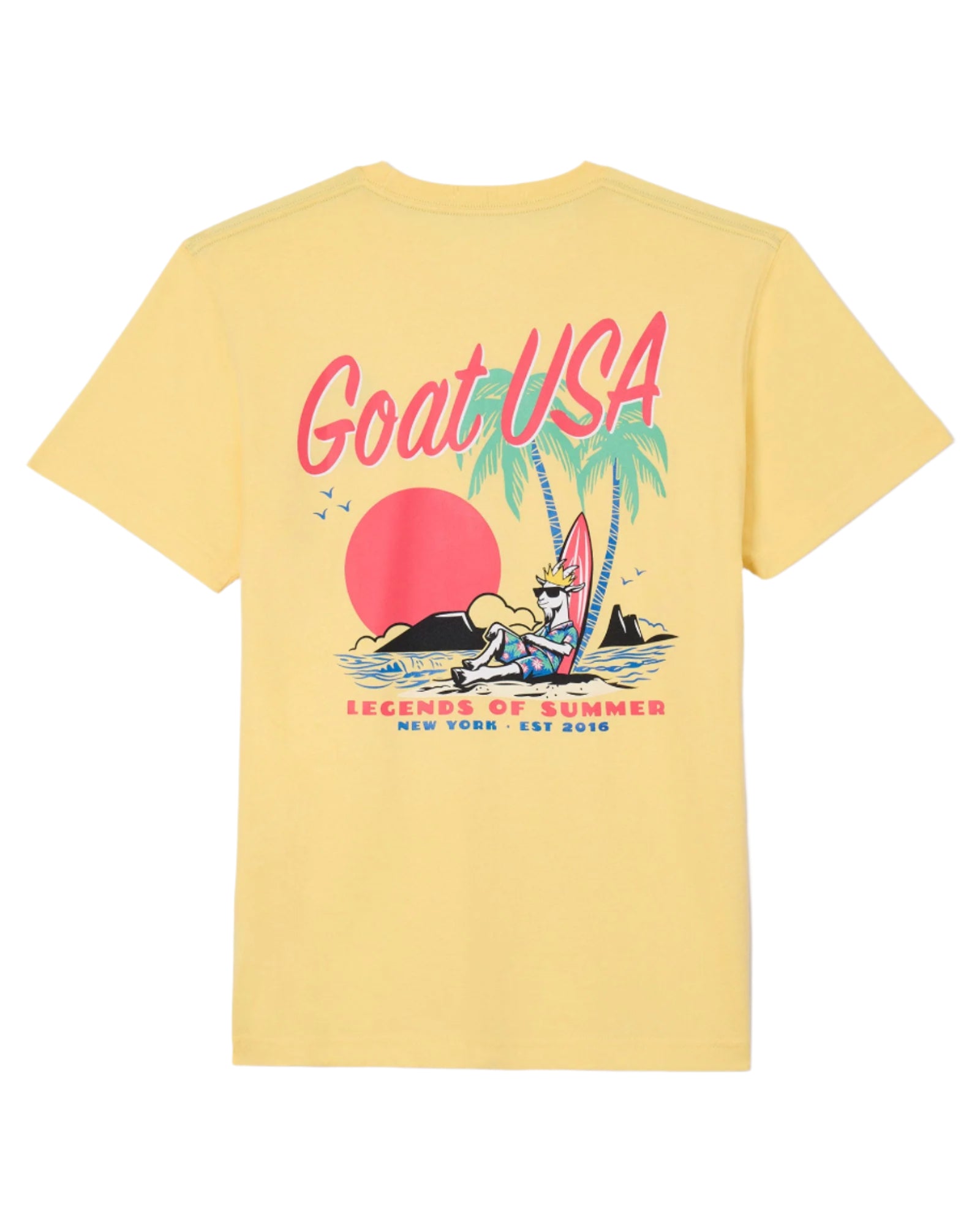 Goat USA Youth Legends of Summer Paradise '25 T-Shirt Apparel Goat USA Banana Cream Youth X-Small