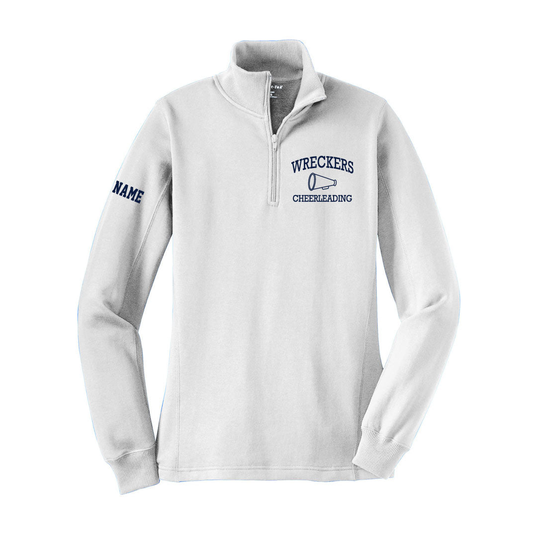 Westport PAL Cheer 1/4 Zip Sweatshirt Logowear Westport PAL Cheer White Ladies XS
