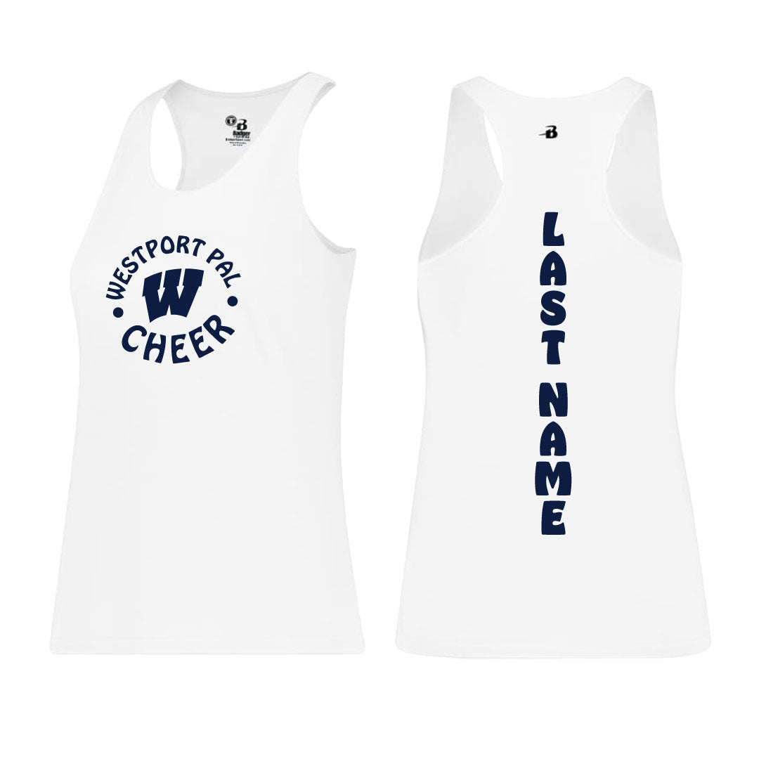 Westport PAL Cheer Practice Tank Logowear Westport PAL Cheer Girls XS